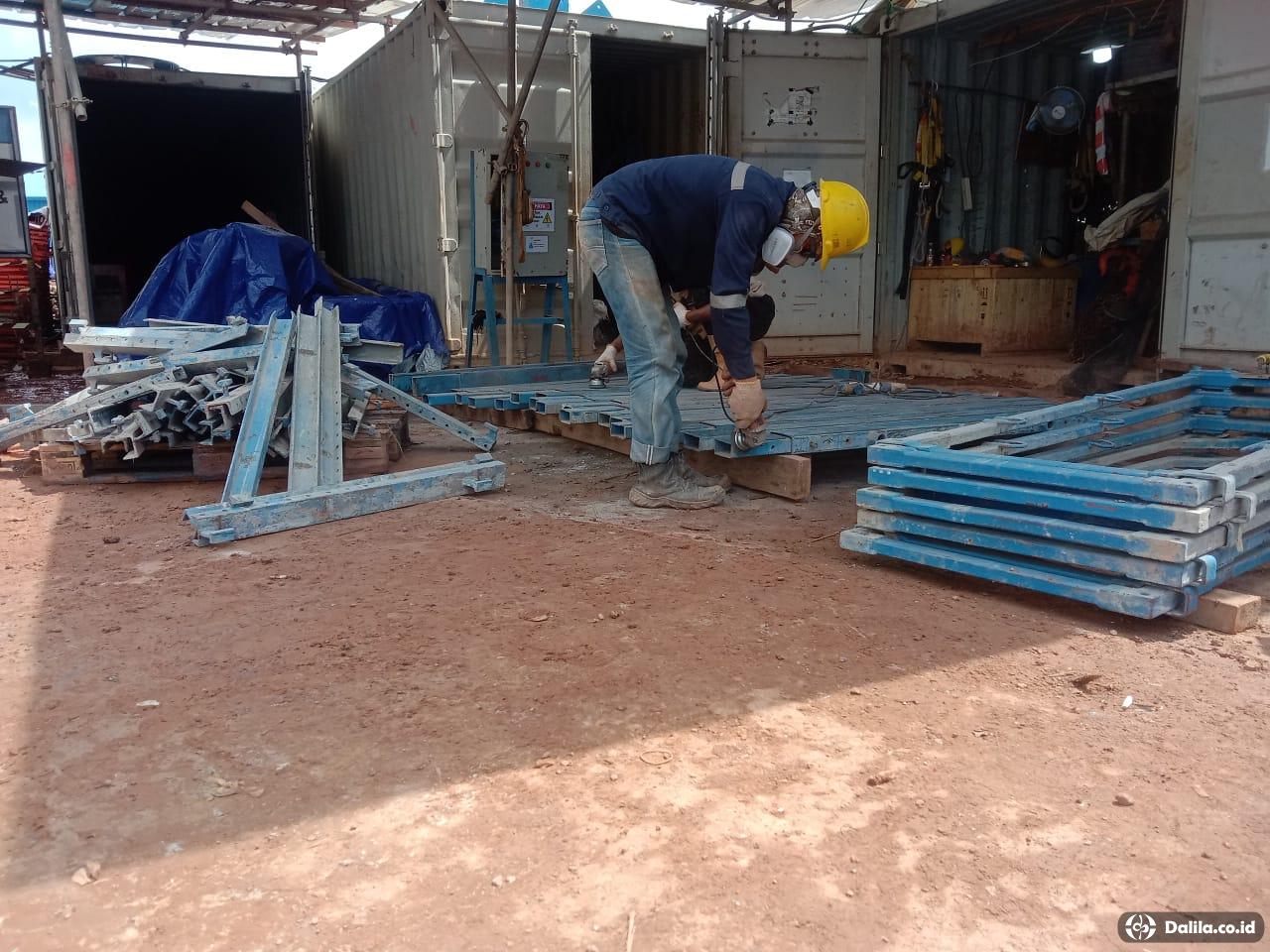Pemotongan Slipform Chimney