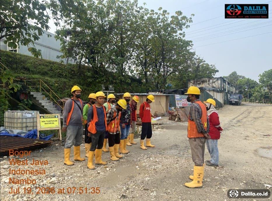 Pembangunan Gedung Evaporator 2 di PT. PPLI