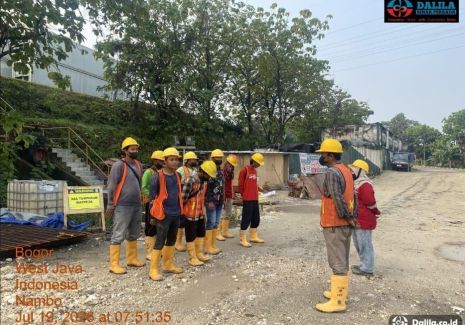 Pembangunan Gedung Evaporator 2 di PT. PPLI