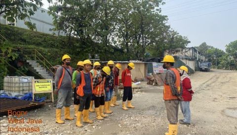 Pembangunan Gedung Evaporator 2 di PT. PPLI